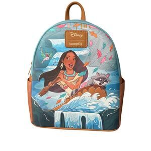 Loungefly Pocahontas Just around the Riverbend Mini Backpack NWT